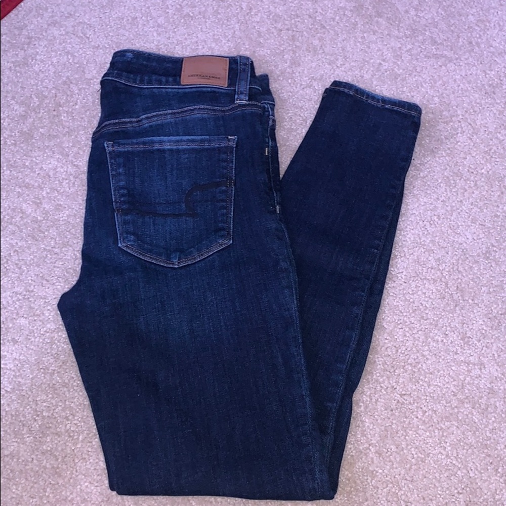 Super Dark Skinny AE Jeans